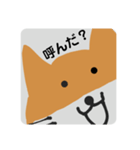 柴キツネのスタンプ（個別スタンプ：1）