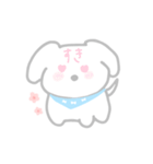 かわいいマルチーズのみるく（個別スタンプ：1）