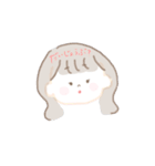 ゆるゆる女の子と仲間たち（個別スタンプ：7）