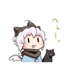 けだま創作の子たち（個別スタンプ：3）