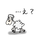 クセのある羊（個別スタンプ：9）