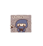 おにぎりと忍者さん（個別スタンプ：3）