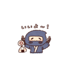 おにぎりと忍者さん（個別スタンプ：5）