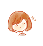 ふわふわライフ(おとこのことおんなのこ)（個別スタンプ：8）