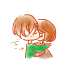 ふわふわライフ(おとこのことおんなのこ)（個別スタンプ：37）
