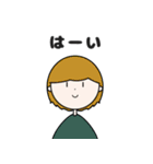 カラフルな女の子(日常会話)（個別スタンプ：14）