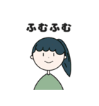 カラフルな女の子(日常会話)（個別スタンプ：15）