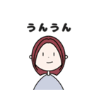 カラフルな女の子(日常会話)（個別スタンプ：16）