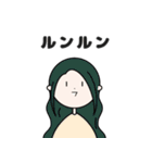 カラフルな女の子(日常会話)（個別スタンプ：19）
