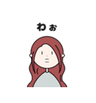 カラフルな女の子(日常会話)（個別スタンプ：22）