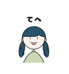 カラフルな女の子(日常会話)（個別スタンプ：24）