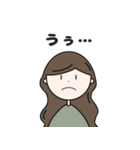 カラフルな女の子(日常会話)（個別スタンプ：33）