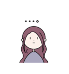 カラフルな女の子(日常会話)（個別スタンプ：40）