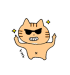 あごの白いねこ2（個別スタンプ：15）