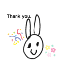 イングリッシュラビット（個別スタンプ：3）