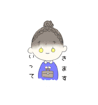 パステルカラーガール（個別スタンプ：3）