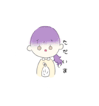 パステルカラーガール（個別スタンプ：16）