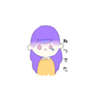 パステルカラーガール（個別スタンプ：22）