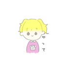 パステルカラーガール（個別スタンプ：23）