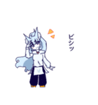 しっかり者きつね女子 敬語（個別スタンプ：36）