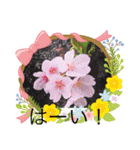お花の写真のスタンプです。（個別スタンプ：2）