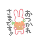 簡素にウサギ3（個別スタンプ：16）
