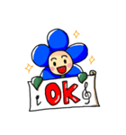 ネモフィラちゃんとフルート（個別スタンプ：10）