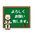 カラフルテディベア（挨拶・敬語）（個別スタンプ：21）