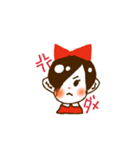赤色りぼんちゃん（個別スタンプ：6）