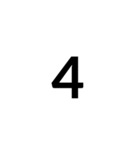 数字で返事できるスタンプ（個別スタンプ：10）