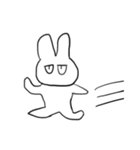 だるそうなウサギ その2（個別スタンプ：16）