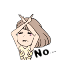 ゆるふわ様々な女の子(日常)（個別スタンプ：4）