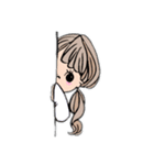 ゆるふわ様々な女の子(日常)（個別スタンプ：35）