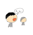 おとこのことおんなのこの使えるスタンプ（個別スタンプ：21）