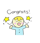 イングリッシュハッピーガール（個別スタンプ：10）