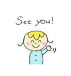 イングリッシュハッピーガール（個別スタンプ：17）