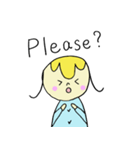 イングリッシュハッピーガール（個別スタンプ：19）