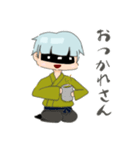 かおの見えないおとこのこ。（個別スタンプ：3）