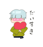 かおの見えないおとこのこ。（個別スタンプ：13）
