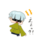 かおの見えないおとこのこ。（個別スタンプ：14）