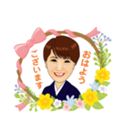 似顔絵 着物（個別スタンプ：1）