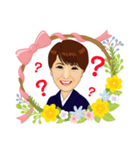 似顔絵 着物（個別スタンプ：20）