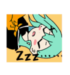 黒セーラーちゃん（個別スタンプ：2）