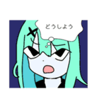 黒セーラーちゃん（個別スタンプ：10）