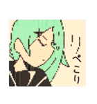 黒セーラーちゃん（個別スタンプ：12）