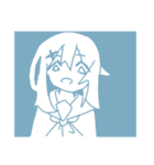 黒セーラーちゃん（個別スタンプ：18）