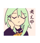 黒セーラーちゃん（個別スタンプ：20）