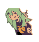 黒セーラーちゃん（個別スタンプ：22）