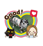 おもちとおはぎご挨拶（個別スタンプ：3）