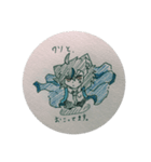 一発描きkuroスタンプ（個別スタンプ：2）